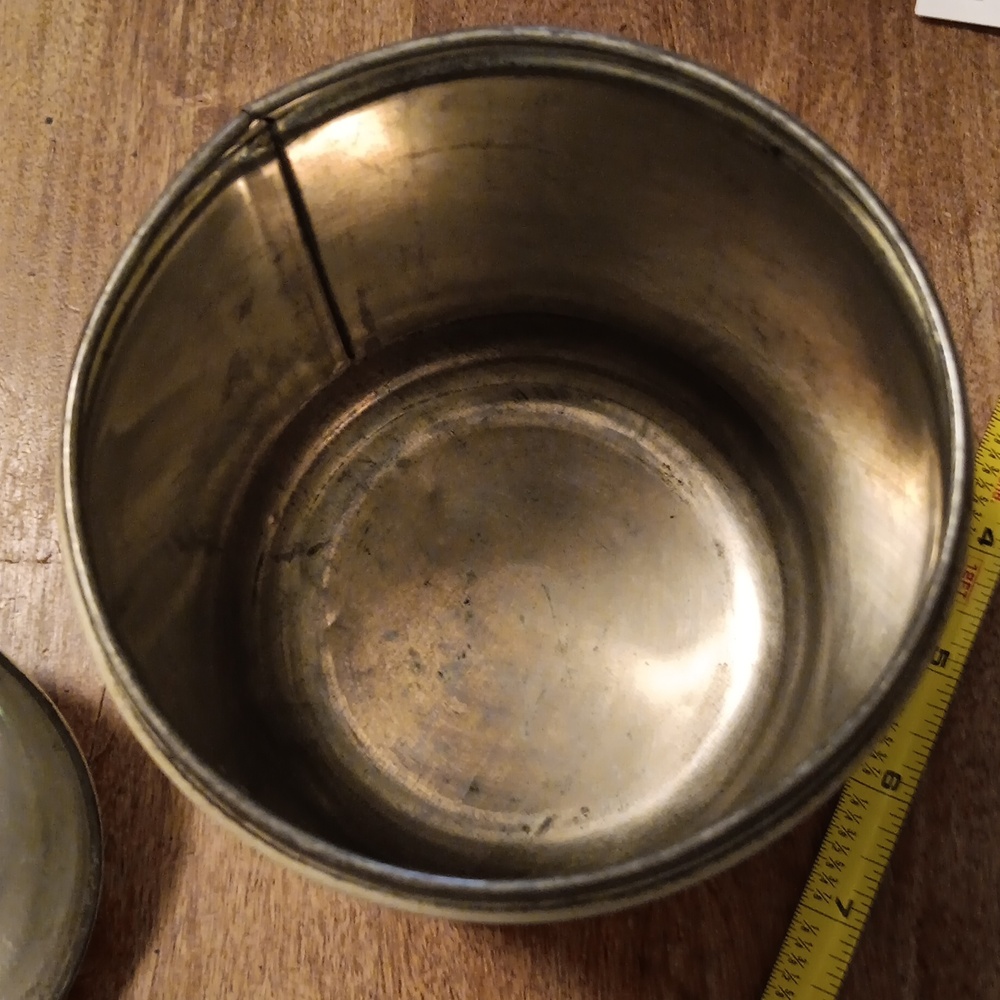 Vintage Tin Storage Container - Picture 6 of 13